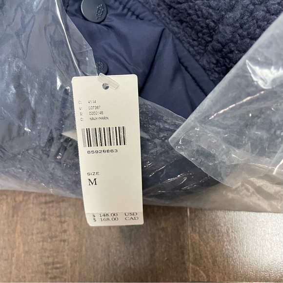 Free People Hit the Slopes Jacket in Navy - Picture 2 of 4